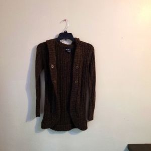 Brown cardigan size small